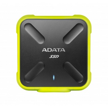 Load image into Gallery viewer, 256GB AData SD700 External SSD - USB3.1 - Black/Yellow
